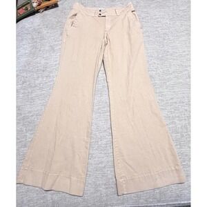 BDG Urban Outfitters‎ Women's Pants Size 4 Beige Wide Leg Chino Cotton Trousers